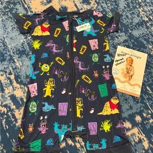 Little Sleepies OG Monsters inc Shorty New with tags size 18/24